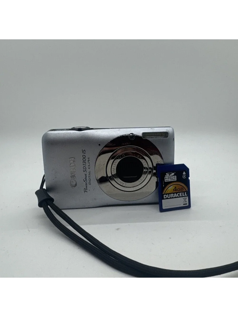 Canon PowerShot SD1300 IS 12.1MP Compact Digital Camera Tested Works W/ SD READ